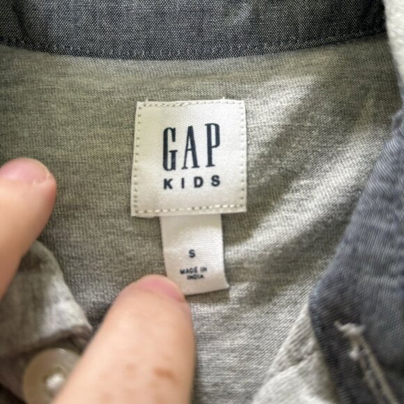 Gap Kids Striped Polo Shirt Size S 6/7 - Picture 2 of 2